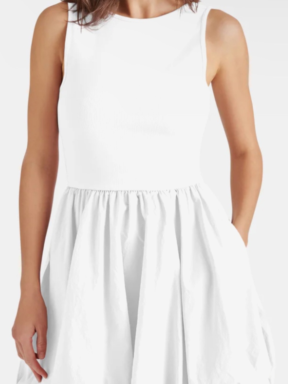 Steven Madden White Bubble Dress - Small